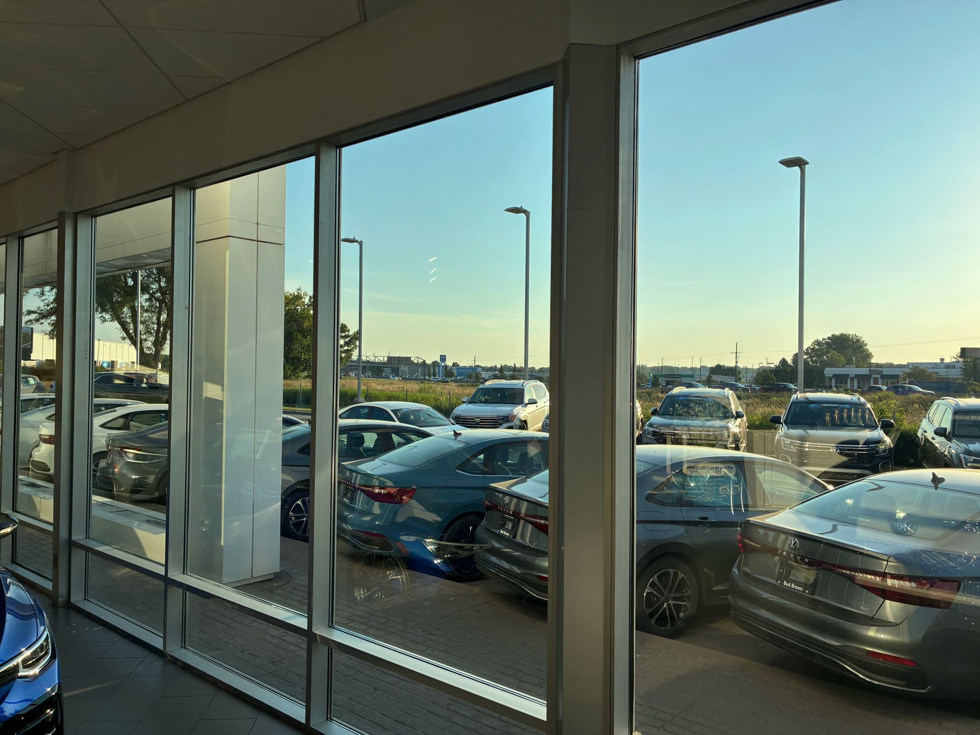 Commercial Window Cleaning at an Olathe Auto Dealership image