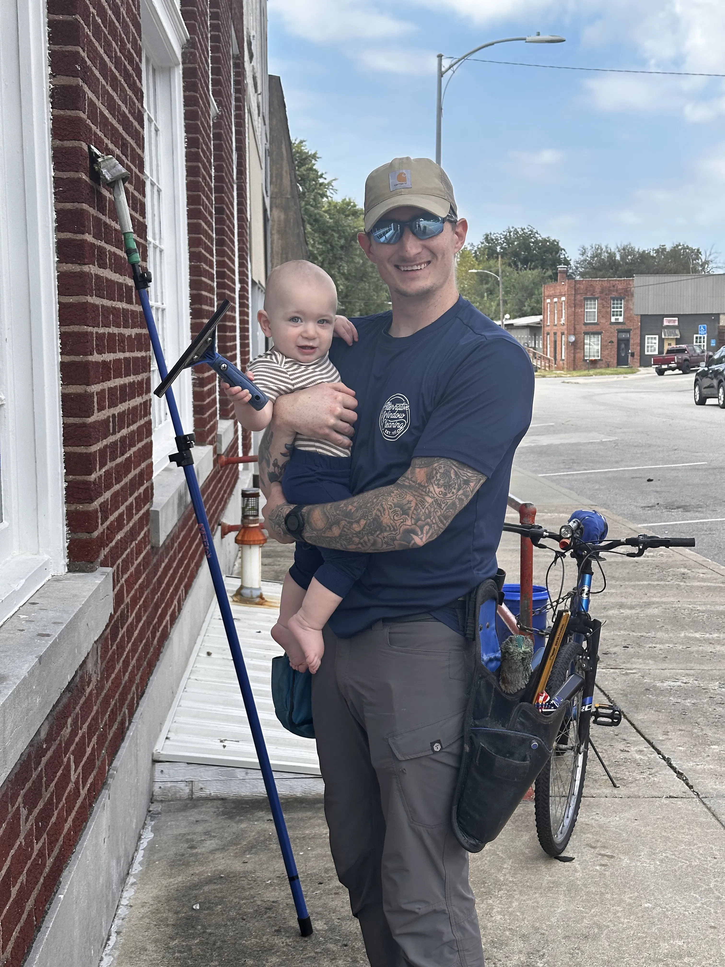 Project When the Boss Tags Along on a Commercial Window Cleaning Day image