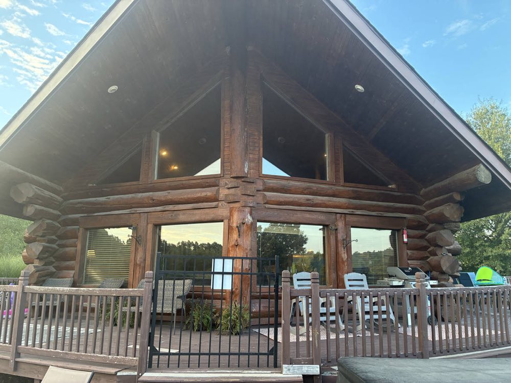 Clean Windows Make a Cabin Like This Shine — window cleaning near Miami County, KS by Alternative Window Cleaning
