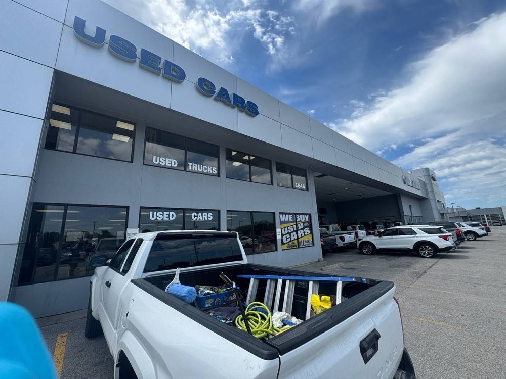Spotless Windows Brighten Olathe Ford — Alternative Window Cleaning