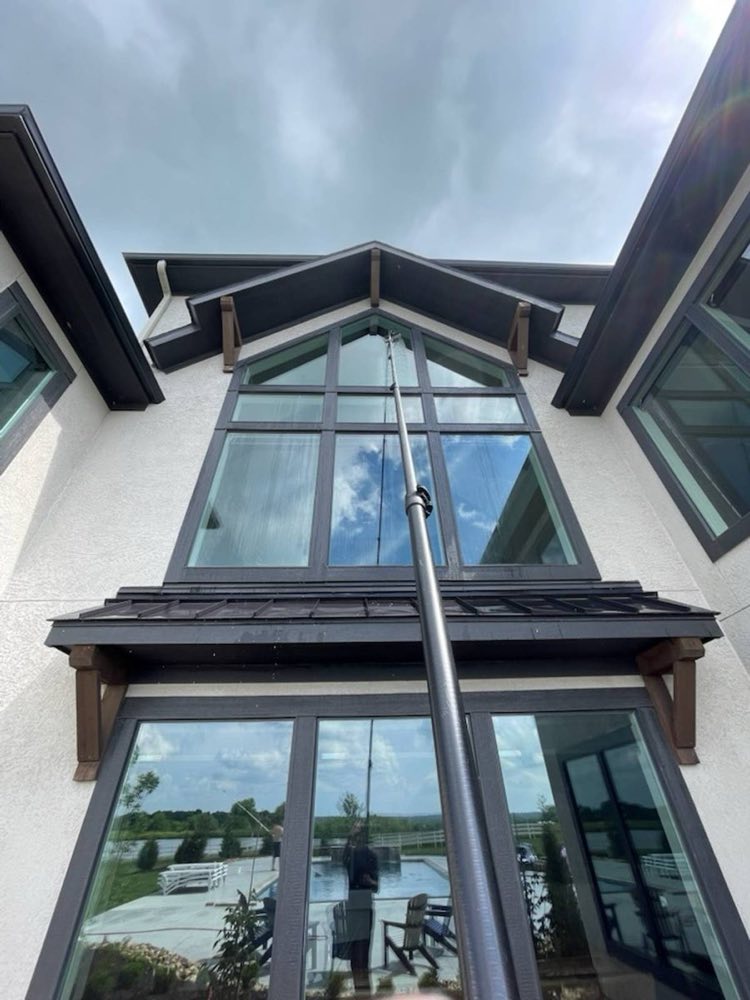 Window Cleaning at an Olathe Residence — Alternative Window Cleaning